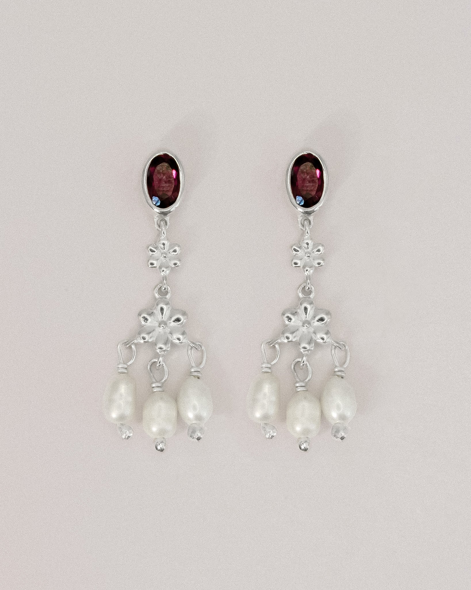 Fiora Earrings Silver