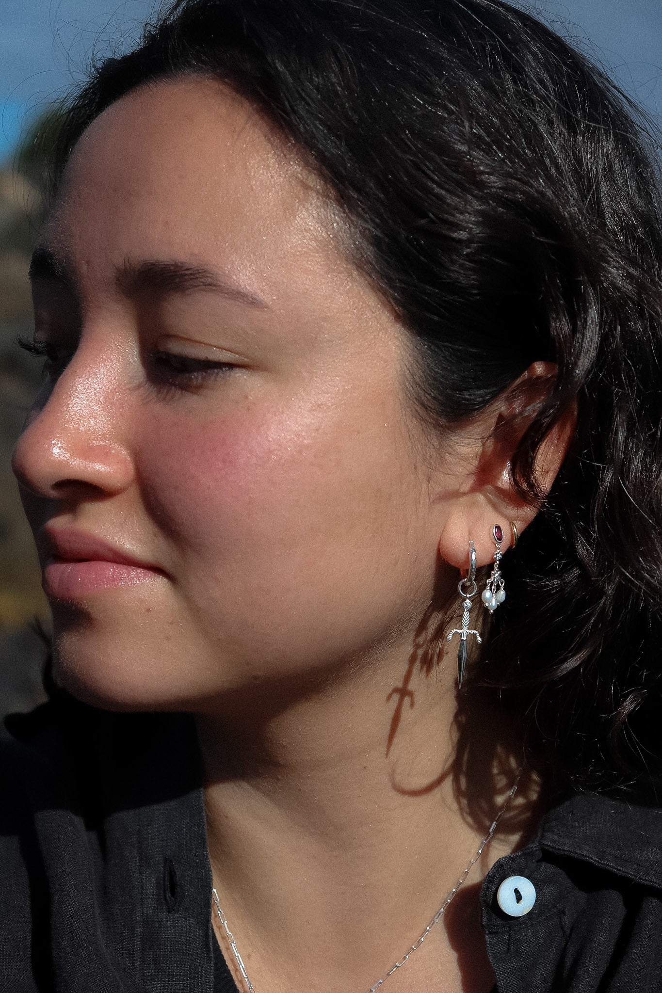 Fiora Earrings Silver