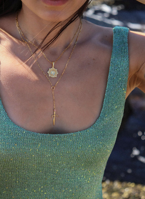 Aegis Necklace Gold