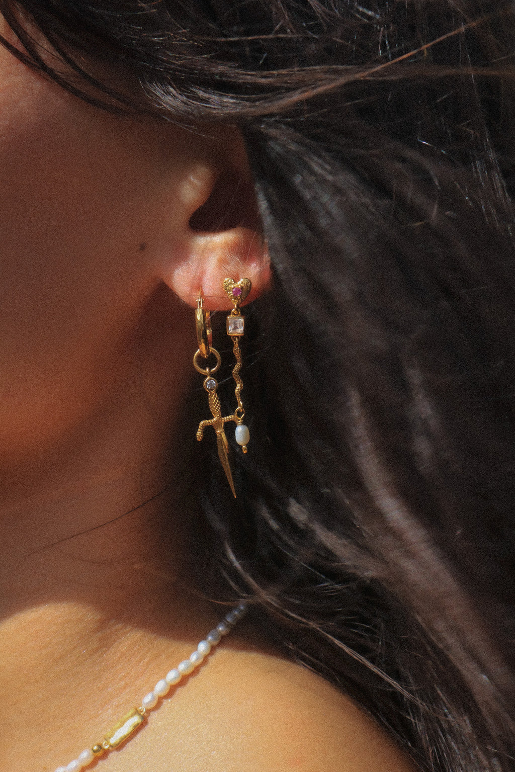 Seraphine Earrings Gold