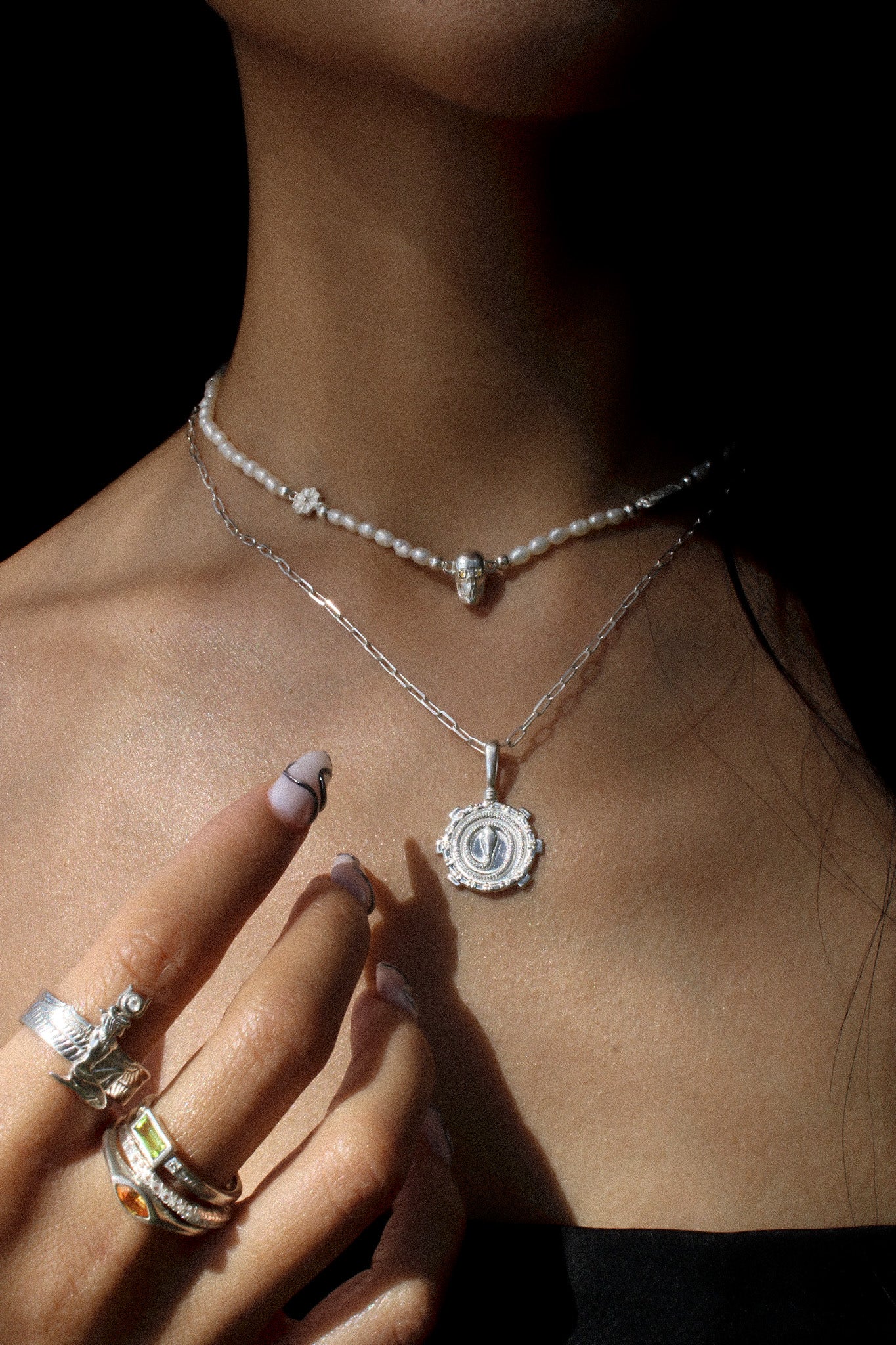 Ophira Necklace Silver
