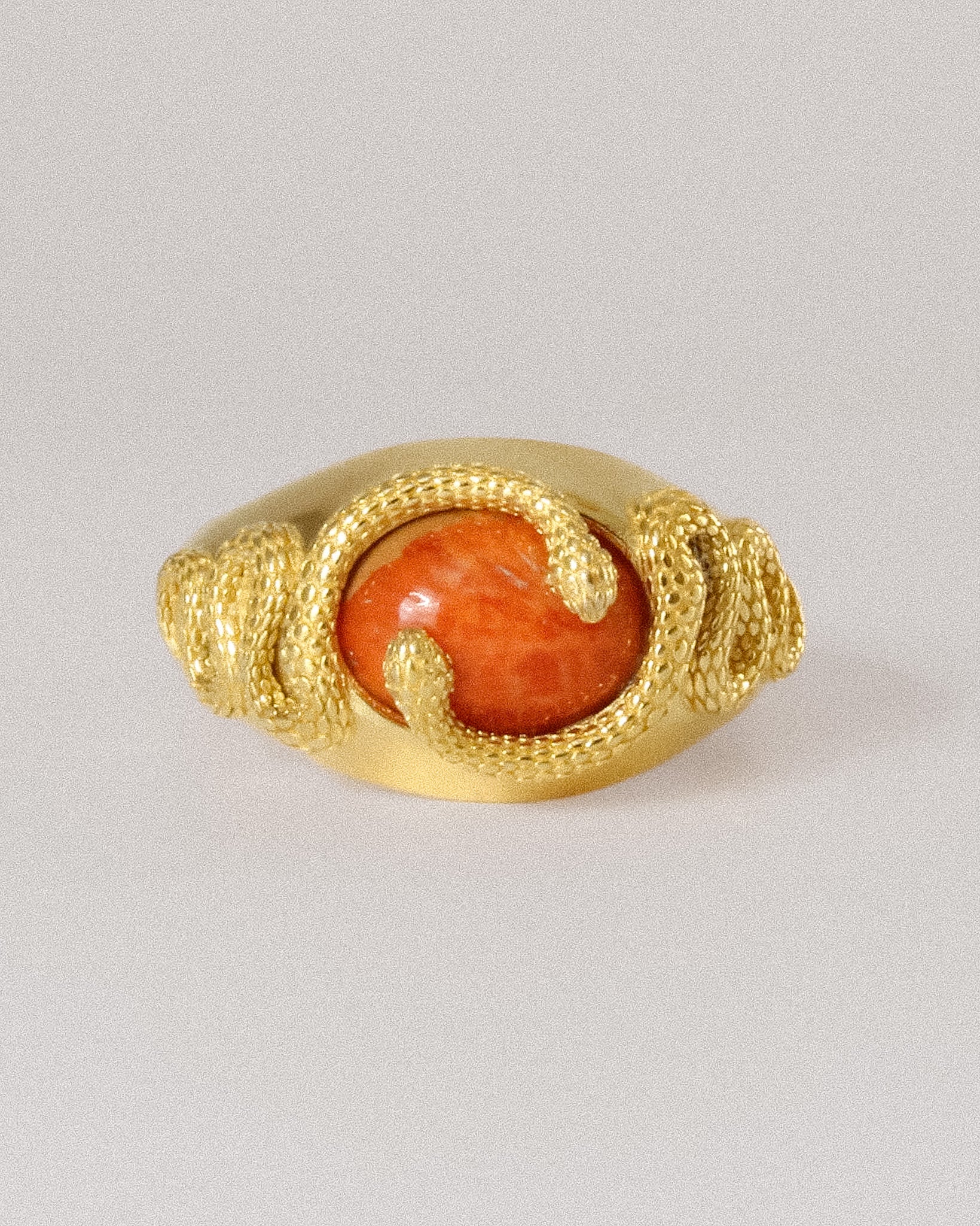 Serilda Ring Gold Sponge Coral