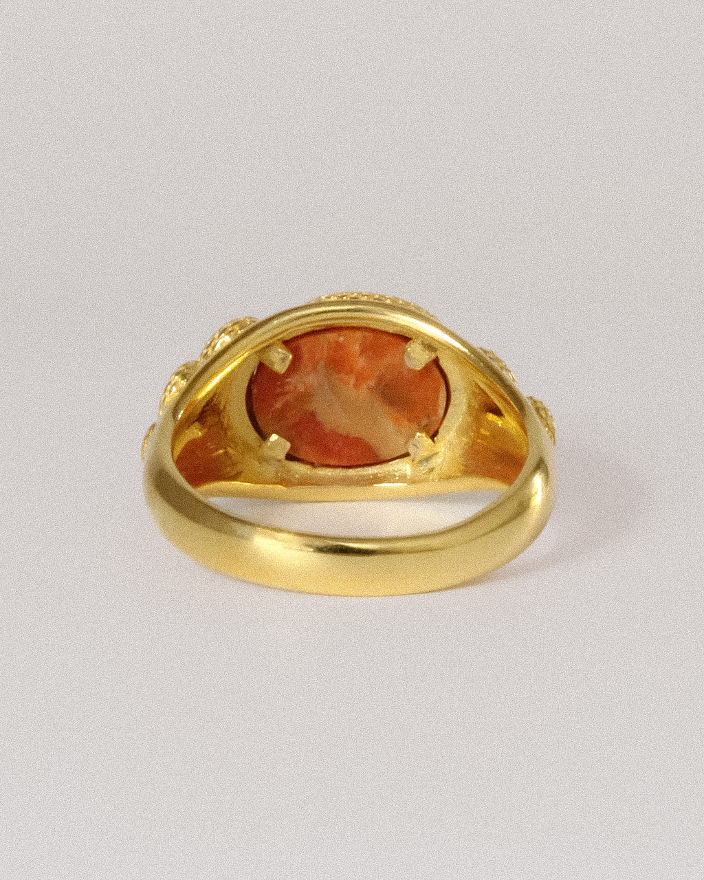 Serilda Ring Gold Sponge Coral